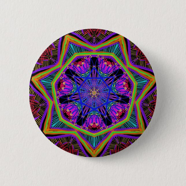 Gorgeous Mandala pattern  6 Cm Round Badge (Front)