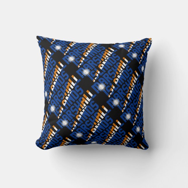 Gorgeous Marshall Islands National Flag Cushion (Front)