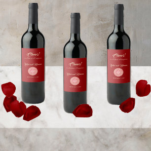 Gorgeous Mehndi Wine Label