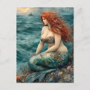 Gorgeous Mermaid Postcard