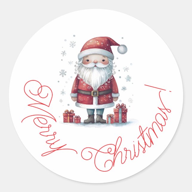 Gorgeous merry Christmas stickers (Front)