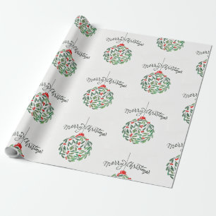 Gorgeous merry Christmas wrapping paper