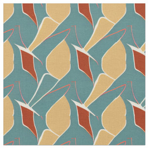 Gorgeous Mid Century Modern Abstract Fabric