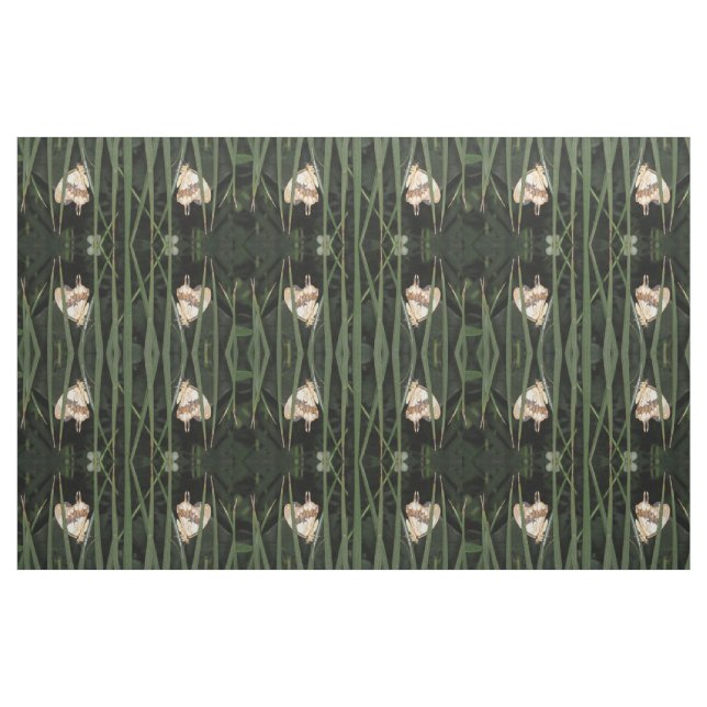 Gorgeous Moth Patterned Craft Fabric (Fat Quarter)