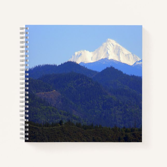 Gorgeous Mount Shasta.... Notebook (Front)