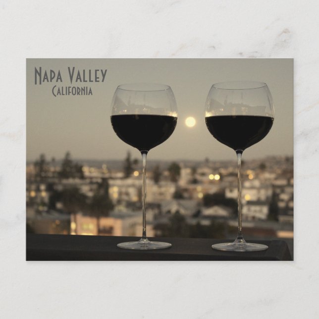 Gorgeous Napa Valley Postcard! Postcard (Front)