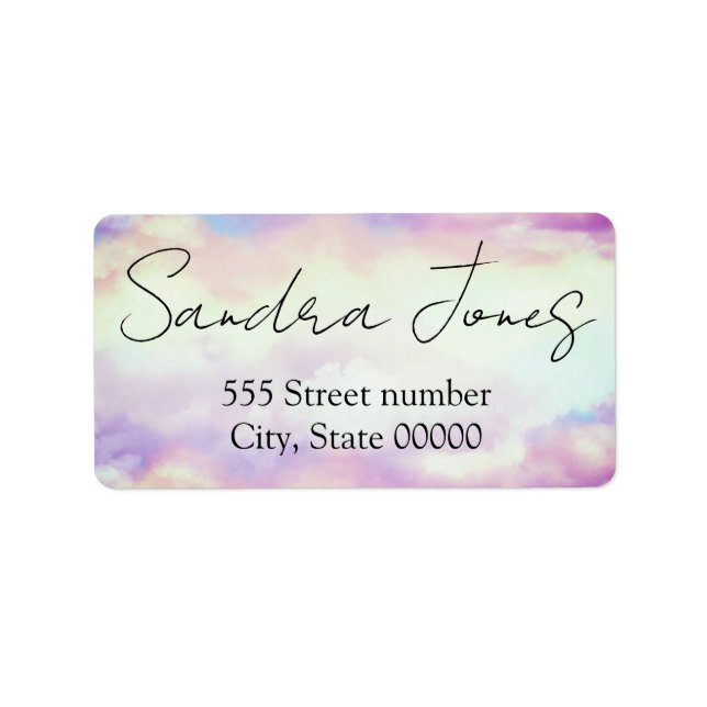 Gorgeous one of a-kind address labels (Front)