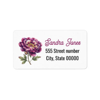 Gorgeous one of a-kind address labels