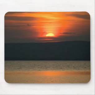 Gorgeous Orange Sunset At Neusiedlersee Mouse Pad