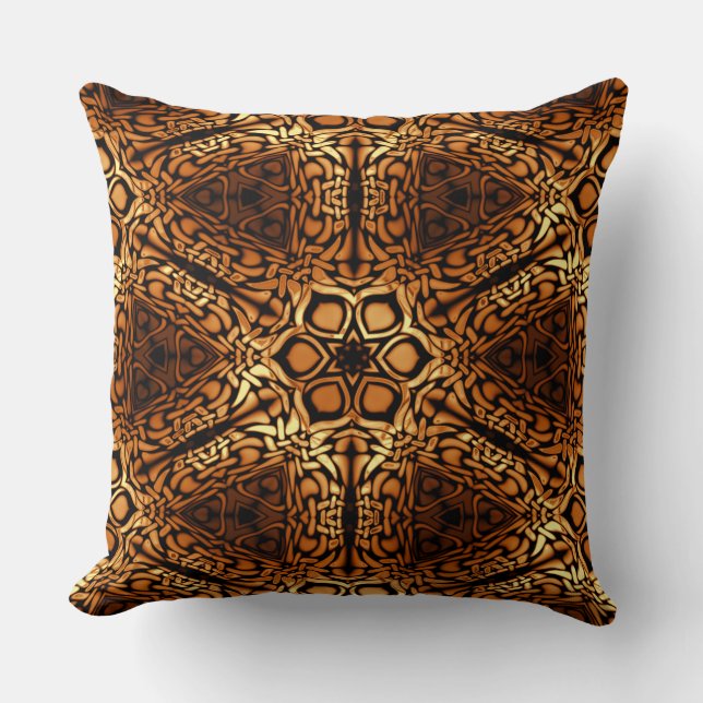 Gorgeous Ornate Moroccan Pattern Cushion (Front)