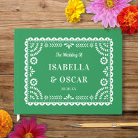 Gorgeous Ornate Papel Picado Green Wedding 