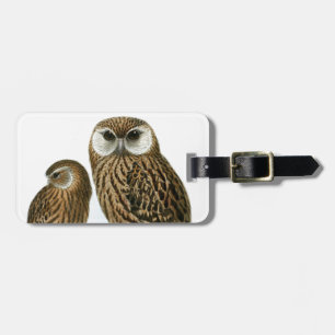 GORGEOUS OWL EYES LUGGAGE TAG