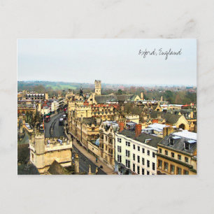 Gorgeous Oxford, England, High Street, The High #2 Postcard