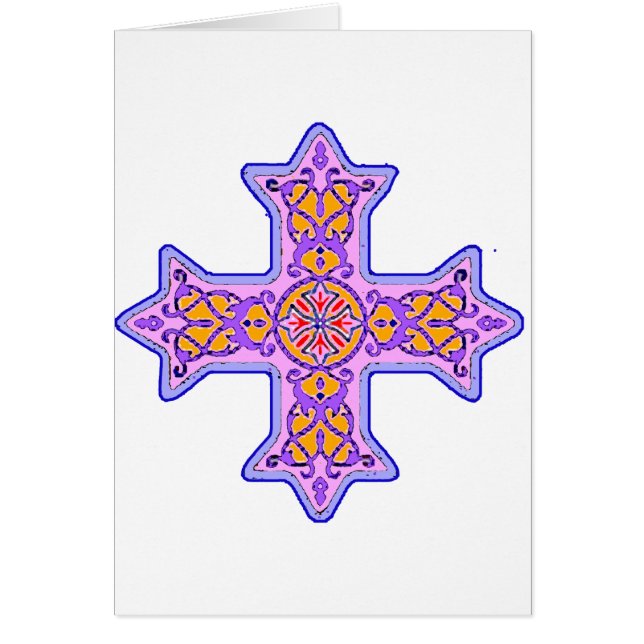 Gorgeous Pastel Coptic Cross (Front)