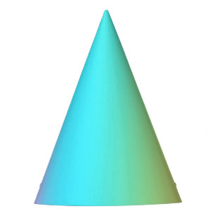 Gorgeous Pastel Rainbow Gradient Wedding Party Hat