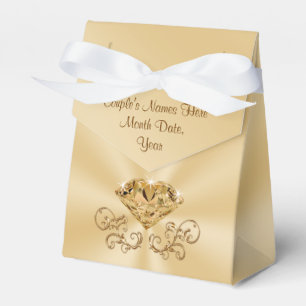 Gorgeous Personalised 60th Anniversary Favour Boxe Box