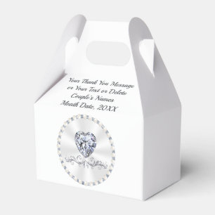 Gorgeous Personalised, Elegant Wedding Favour Boxe Box
