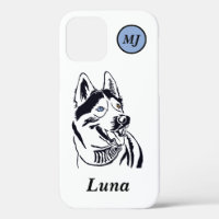 Gorgeous Personalizable Siberian Husky iPhone Case