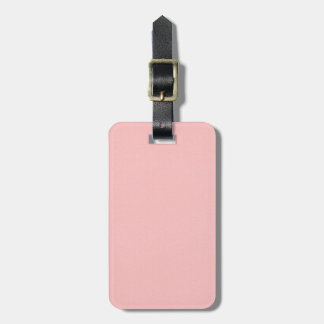 Gorgeous Pink Leather Texture Luggage Tag