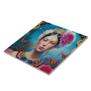 Gorgeous princess portrait tile