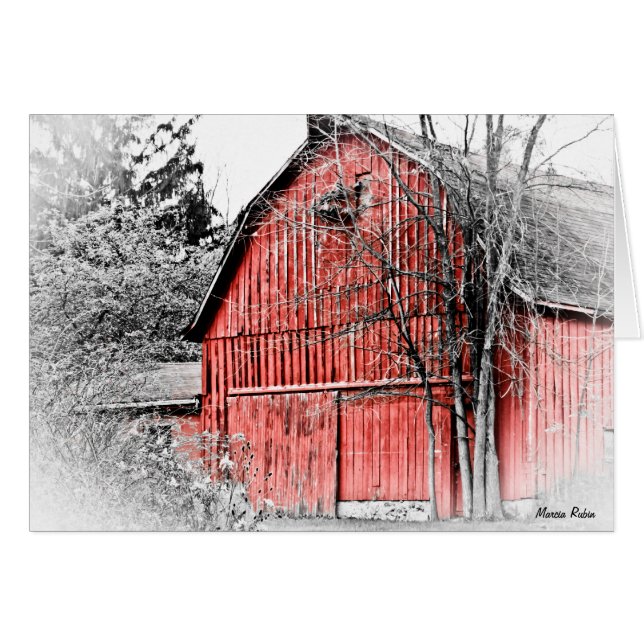 Gorgeous Red Barn (Front Horizontal)