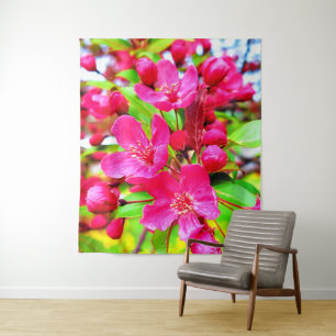 Gorgeous Red Barron Crabapple Photo Tapestry