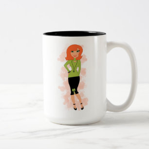 Gorgeous Redhead 15 oz Two-Tone Mug