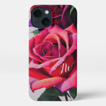 Gorgeous roses and custom text