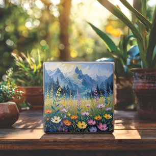 Gorgeous Scenic Watercolor Tile