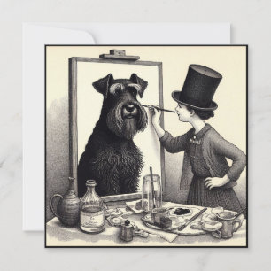 Gorgeous Schnauzer Picture Notecard