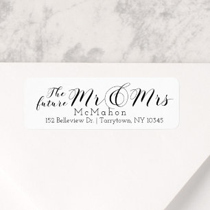 Gorgeous Script The Future Mr and Mrs