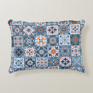 Gorgeous seamless pattern in a fashionable colour decorative cushion