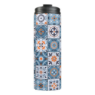 Gorgeous seamless pattern in a fashionable colour  thermal tumbler