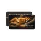 Gorgeous Sleeping German Shepherd in Watercolor