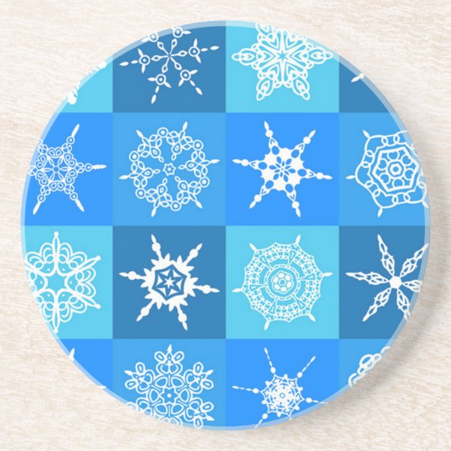 GORGEOUS SNOWFLAKES COASTER (Front)