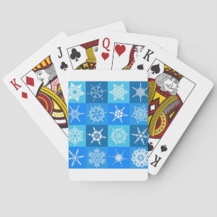 GORGEOUS SNOWFLAKES PLAYING CARDS