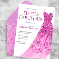 Gorgeous Sparkle Dress 50th Birthday Party 