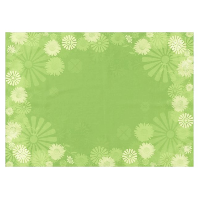 Gorgeous Spring Flowers Tablecloth (Front (Horizontal))