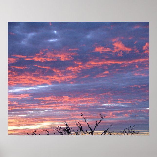 Gorgeous Sunset Sky Poster (Front)