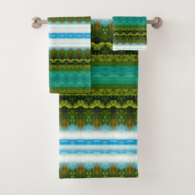 Gorgeous Turquoise Towel Set (Insitu)