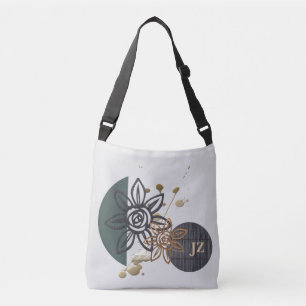 Gorgeous Unique Personalised Floral Tote Bag