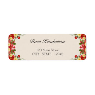 Gorgeous Vintage Victorian English Garden Floral