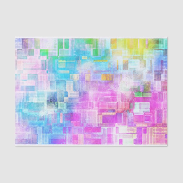 Gorgeous Watercolor Pastels  Tissue Paper (Front)