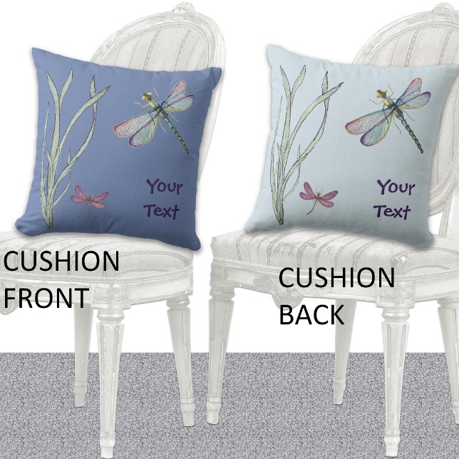 Gorgeous Watercolor Style Dragonfly Dance Cushion (Creator Uploaded)
