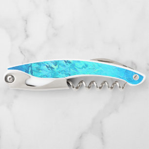 Gorgeous Watercolor Tropical Ocean Theme Design Corkscrew