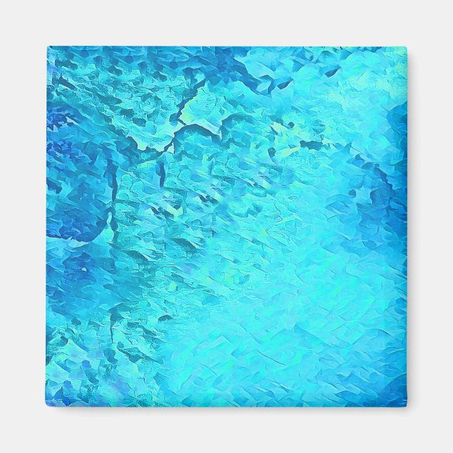Gorgeous Watercolor Tropical Ocean Theme Design  Magnet (Front)