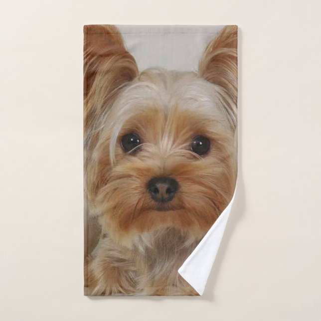 Gorgeous Yorkshire Terrier Hand Towel (Hand Towel)