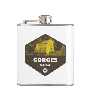 Gorges State Park North Carolina Hip Flask