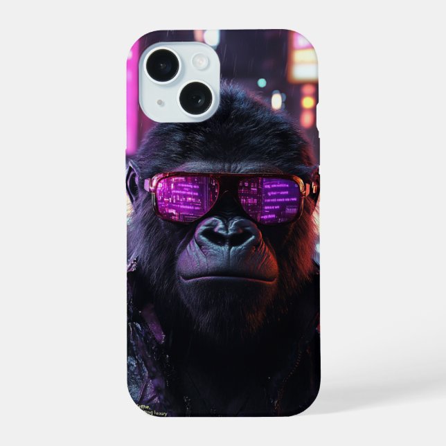 gorilas iPhone 15 case (Back)
