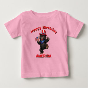 Gorilla (5w) Patriotic Kid T-Shirt